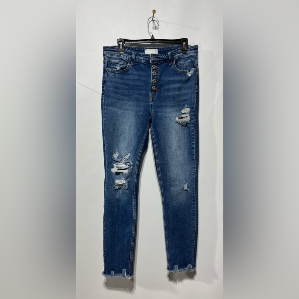 VERVET High Rise Distressed Denim Jeans Women’s Size 31 Inseam 27”